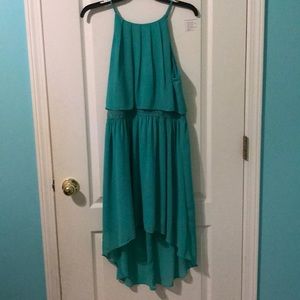 Green High Low Dress